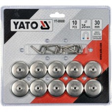 YATO Set 10 carlige magnetice, diametru 35mm, lung..